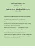 EAB3002 Exam Questions With Correct Answers.