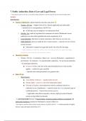 Admin Law Final Exam Summary with Reading Notes