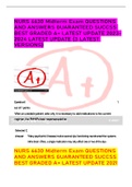 NURS 6630 Midterm Exam QUESTIONS AND ANSWERS GUARANTEED SUCCSS BEST GRADED A+ LATEST UPDATE 2021