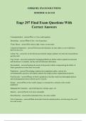 Engr 297 Final Exam Questions With Correct Answers