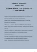 EES 4860 Midterm Exam Questions And Correct Answers