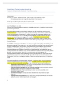 Samenvatting Handboek / Inleiding Projectontwikkeling (VEMPRO)