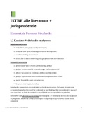 Samenvatting Elementair Formeel Strafrecht (2022/2023) Inleiding Formeel Strafrecht ISTRF