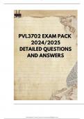 PVL3702 EXAM PACK  2024/2025 DETAILED QUESTIONS AND ANSWERS