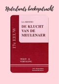 Boekverslag Klucht van de meulenear G.A. Bredero