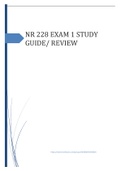 NR 228 EXAM 1 STUDY GUIDE