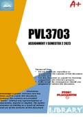 PVL3703 BUNDLE 2023