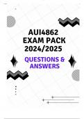 AUI4862 EXAM PACK 2024/2025