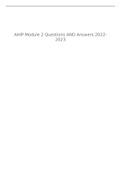 AHIP Module 2 QUESTIONS AND ANSWERS 2022/2023