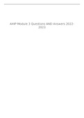 AHIP Module 3 QUESTIONS AND ANSWERS 2022/2023