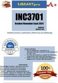 INC3701 Exam Portfolio 2024