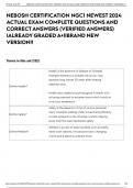 NEBOSH CERTIFICATION NGC1 NEWEST 2024 ACTUAL EXAM COMPLETE QUESTIONS AND CORRECT ANSWERS (VERIFIED ANSWERS) |ALREADY GRADED A+||BRAND NEW VERSION!!