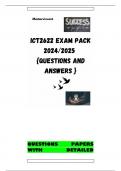 ICT2622 EXAM PACK 2024/2025  {QUESTIONS AND ANSWERS }