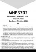 MNP3702 Assignment 5 (ANSWERS) Semester 2 2024 - DISTINCTION GUARANTEED