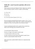 NURS 305 - exam #2 practice questions with correct answers