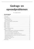 Complete samenvatting Gedrags- en opvoedingsproblemen (GOP)