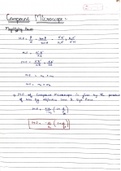 Class notes Physics (ray optics)