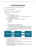 Samenvatting Ondernemingsfinanciering - Investeringanalyse KuLeuven Schakeljaar Handelswetenschappen 2022-2023