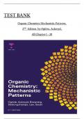 TEST BANK For Organic Chemistry Mechanistic Patterns, 2nd Edition by Ogilvie, Ackroyd, All Chapters 1 to 20 complete Verified editon