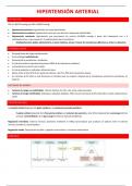 Resumen hipertensión arterial (actualizada guía 2024)