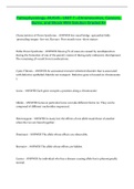 Pathophysiology--NU545-- UNIT 7 --Chromosomes, Cancers, Burns, and Shock With Solution Graded A+