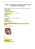 Portage Learning Anatomy & Physiology 2 Module 4 Exam (2023) (100% Correct Answers)
