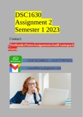 DSC1630 Assignment 2 Semester 1 2023