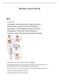 Biologie nectar hoofdstuk 8 je lichaam werkt 2 havo/vwo samenvatting