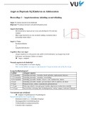 Samenvatting Angst en Depressie bij Kinderen en Adolescenten - Vrije Universiteit Amsterdam - Jaar 3 Klinische Leerlijn