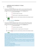 NURSING NCLEX MODULE 9 EXAM 1 Questions And Rationales graded A+