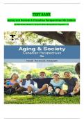 Aging and Society: Canadian Perspectives 9th Edition TEST BANK by Mark Novak, Herbert C. Northcott, Verified Chapters 1 - 20, Complete Newest Version