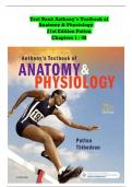 TEST BANK Anthony’s Textbook of Anatomy & Physiology 21st Edition by Patton Thibodeau| Latest Questions 100% Correct Answers