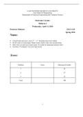 Midterm 2_Solution Case Western Reserve University EECS 245