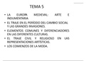 TEMA 5. EL ARTE MEDIEVAL