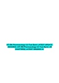 ATI RN Pharmacology 8.0 Test Bank LATEST UPDATE 2023/2024 | ATI RN Pharmacology 8.0 Test Bank { 49 CHAPTERS} LATEST GRADED A+.