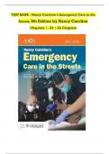 Emergency Care In The Streets 9th Edition By Nancy Caroline Test Bank