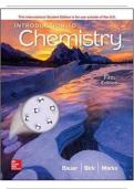 Introduction to Chemistry 5th Edition by Rich Bauer - Test Bank