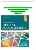 TEST BANK For Little and Falace's Dental Management of the Medically Compromised Patient, 10th Edition by Craig Miller, Verified Chapters 1 - 30, Complete Newest Version