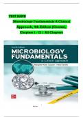 TEST BANK FOR MICROBIOLOGY FUNDAMENTALS A CLINICAL APPROACH 3RD EDITION BY COWAN ALL CHAPTERS