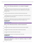 CONCEPTS 1101 Unit 3 milestone, Latest 100% all answered correct (Fall 2020)