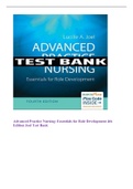 Advanced Practice Nursing Essentials for Role Development 4th Edition by A. Joel Test Bank