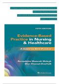 TEST BANK For Evidence-Based Practice in Nursing & Healthcare 5th Edition by Melnyk, Overholt, Verified Chapters 1 - 23 Complete Newest Version