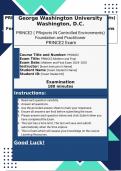 PRINCE2 ( PRojects IN Controlled Environments) Foundation and Practitioner at George Washington University PRINCE2  : Exam Preparation Compilation Bundle | Grades A+| 100% Pass Guarantee | Achieve Success!