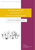 Afstudeeropdracht Techniek & IT  (NCOI Verantwoordingsrapport)