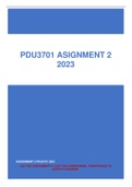 PDU3701 ASSIGNMENT 2 2023 