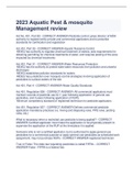 2023 Aquatic Pest & mosquito  Management review