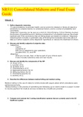 NR511 Consolidated Midterm and Final Exam Guide.