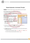 GIZMOs Archimedes’ Principle - Answer Key|latest version