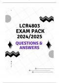 LCR4803 EXAM PACK 2024/2025