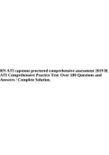 RN ATI Capstone Proctored Comprehensive Assessment 2019 B Review | ATI Comprehensive Practice Test B, RN ATI Capstone Proctored Comprehensive Assessment 2019 A /ATI Comprehensive Practice 2019 A /Questions and Answers & RN ATI capstone proctored comprehen